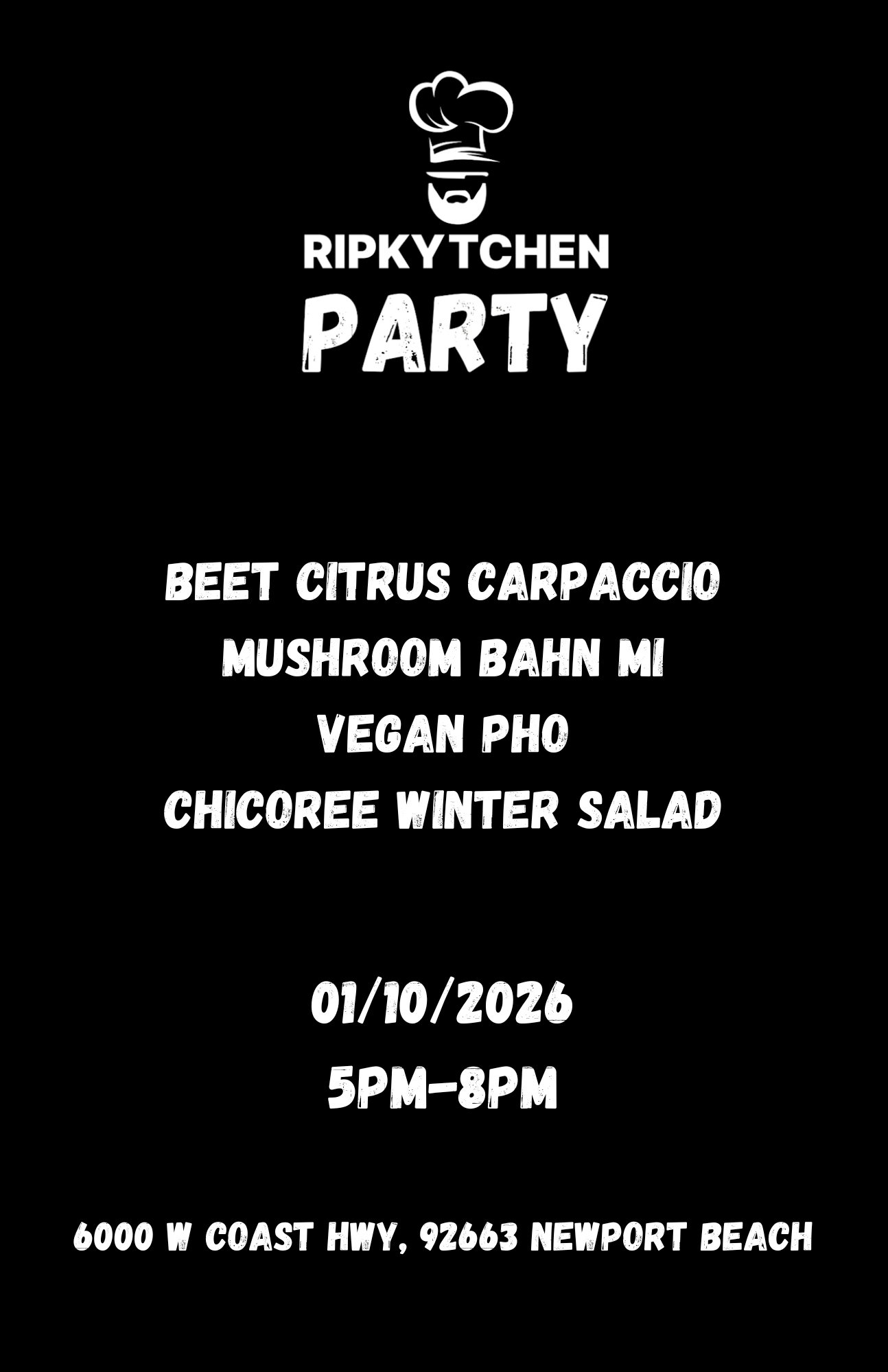 RIPKYTCHEN PARTY 01/10/2026
