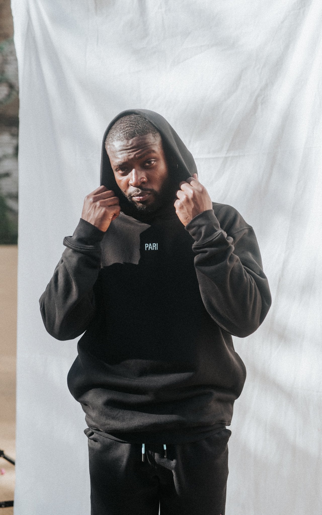 BLACK SPORTS CLUB HOODIE PARI - PARI USA , Wearepari, Paul Ripke, pari swim club, Newport Beach, pari