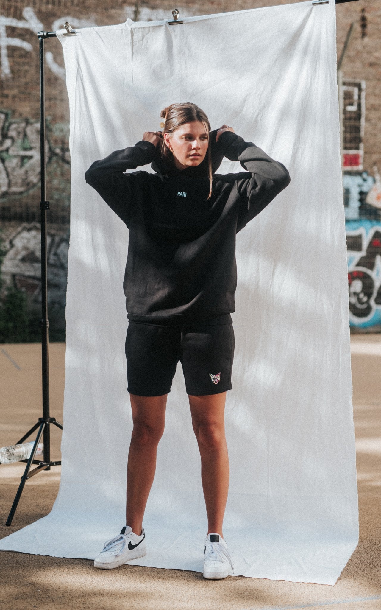 BLACK SPORTS CLUB HOODIE PARI - PARI USA , Wearepari, Paul Ripke, pari swim club, Newport Beach, pari