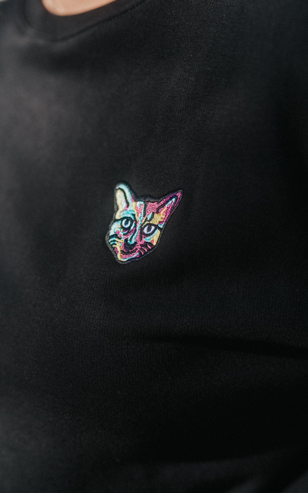 BLACK SPORTS CLUB SWEATSHIRT CAT - PARI USA , Wearepari, Paul Ripke, pari swim club, Newport Beach, pari