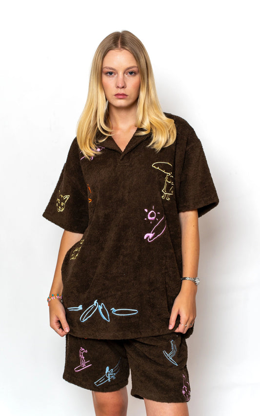 BROWN APRÈS SURF TOWEL SET