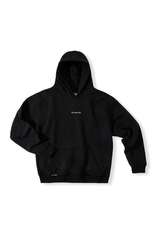 BLACK PARI SWIM CLUB HOODIE - PARI USA