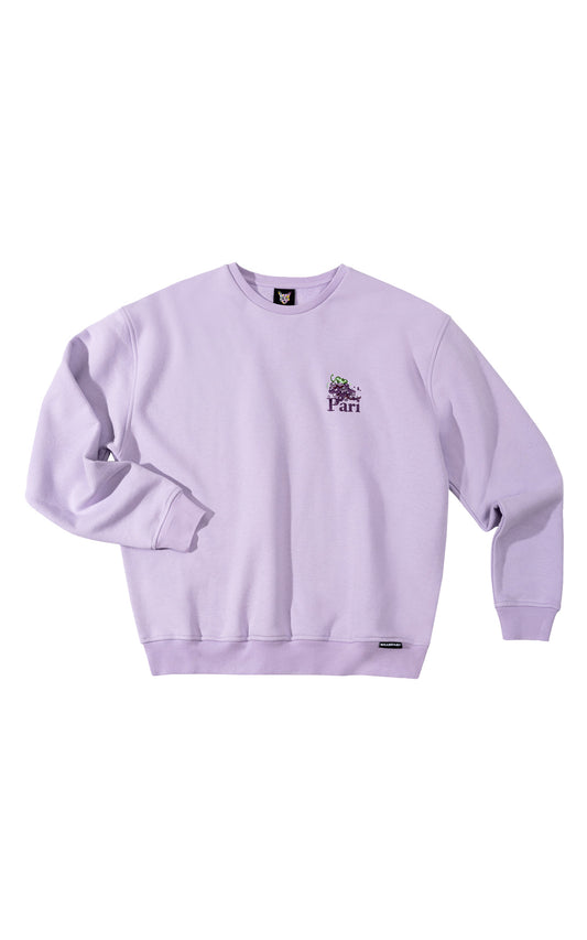 GRAPE PASTEL CLUB CREWNECK - PARI USA