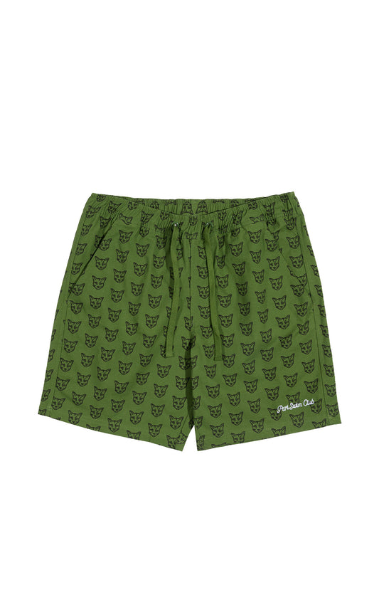 GREEN PARI SWIM CLUB SHORTS - PARI USA