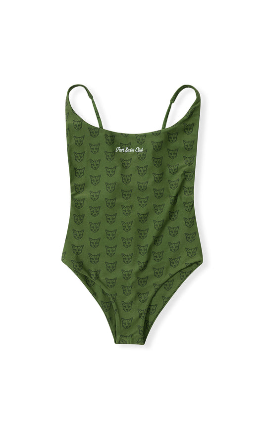 GREEN PARI SWIM CLUB SWIMSUIT - PARI USA