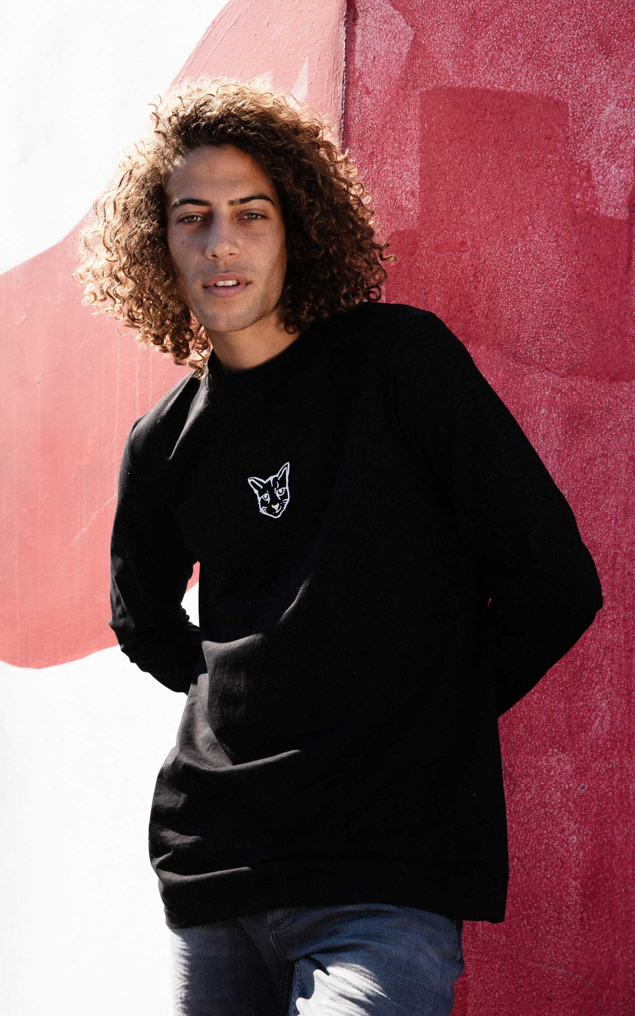 BLACK LONGSLEEVE RUBBER CAT - PARI USA , Wearepari, Paul Ripke, pari swim club, Newport Beach, pari
