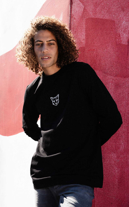 BLACK LONGSLEEVE RUBBER CAT - PARI USA , Wearepari, Paul Ripke, pari swim club, Newport Beach, pari