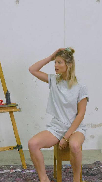 MINT PASTEL CLUB CROPPED SHIRT