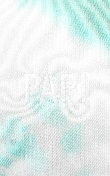 TURQUOISE HIPPIE CLUB SWEATSHIRT - PARI USA , Wearepari, Paul Ripke, pari swim club, Newport Beach, pari