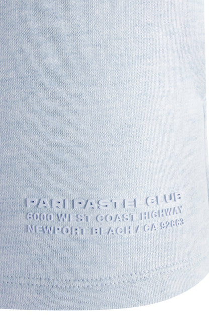 LIGHT BLUE PASTEL CLUB WOMEN SHORTS - PARI USA , Wearepari, Paul Ripke, pari swim club, Newport Beach, pari