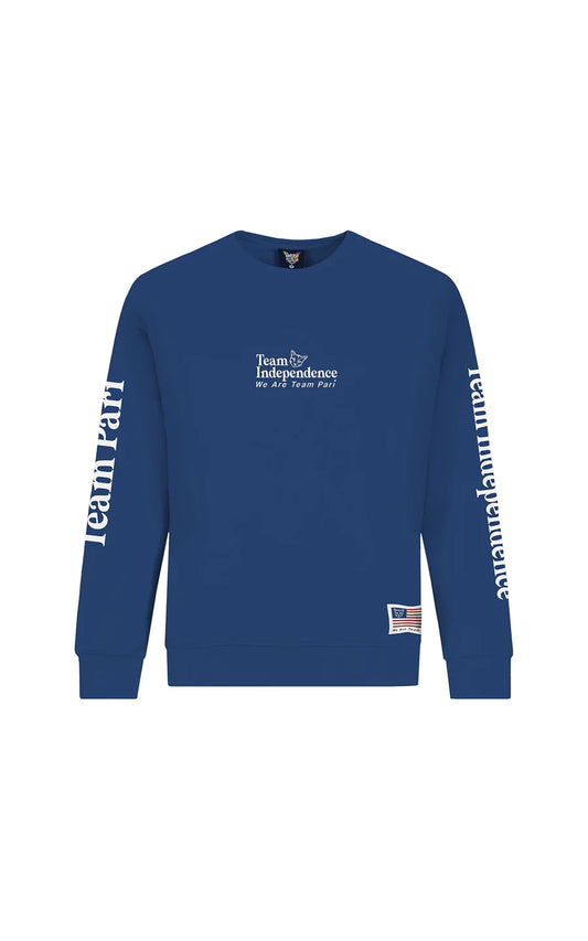 BLUE TEAM PARI CREWNECK - PARI USA