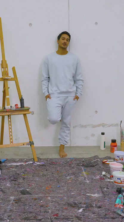 LIGHT BLUE PASTEL CLUB SWEATPANTS