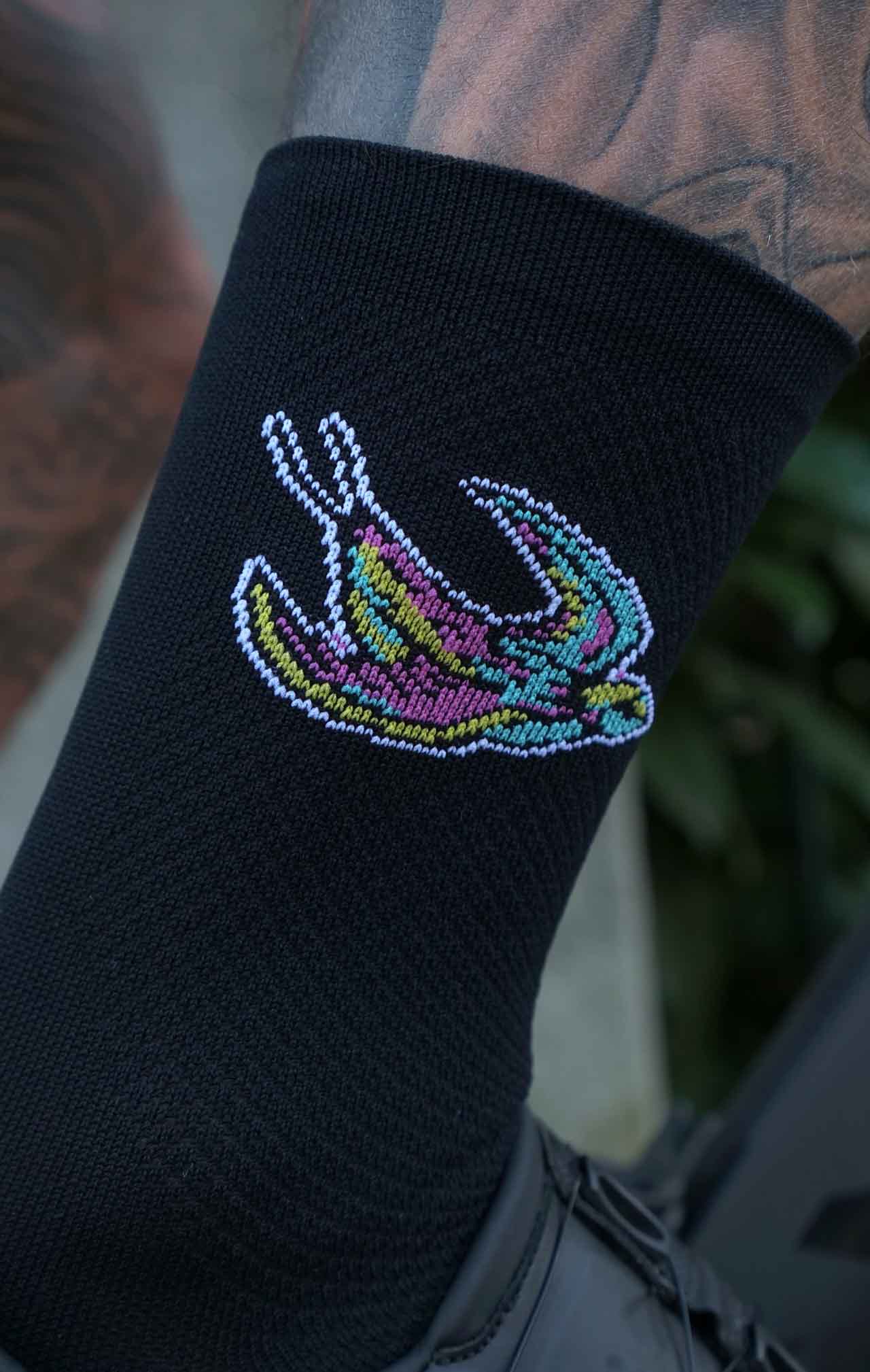 BLACK SOUPLESSE CLUB CYCLING SOCKS - PARI USA