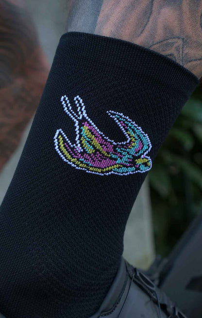 BLACK SOUPLESSE CLUB CYCLING SOCKS - PARI USA