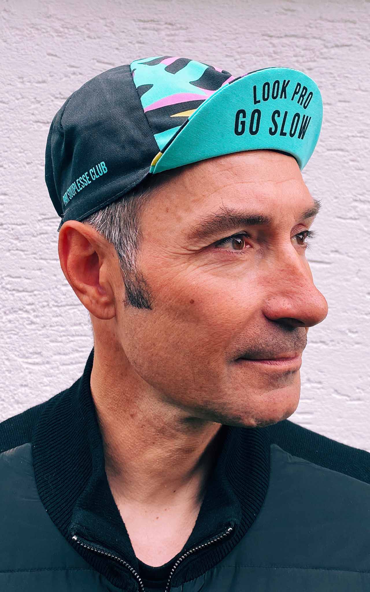 BLACK SOUPLESSE CLUB CYCLING CAP - PARI USA