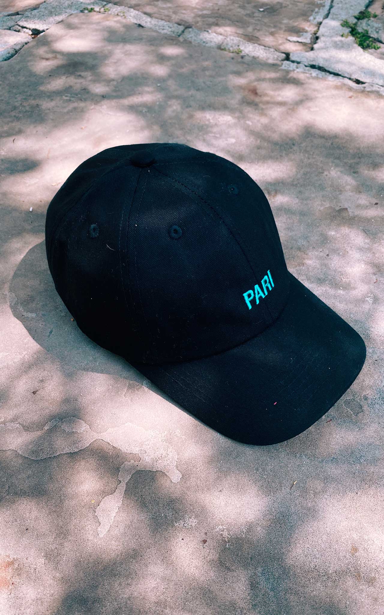 BLACK DAD CAP - PARI USA , Wearepari, Paul Ripke, pari swim club, Newport Beach, pari