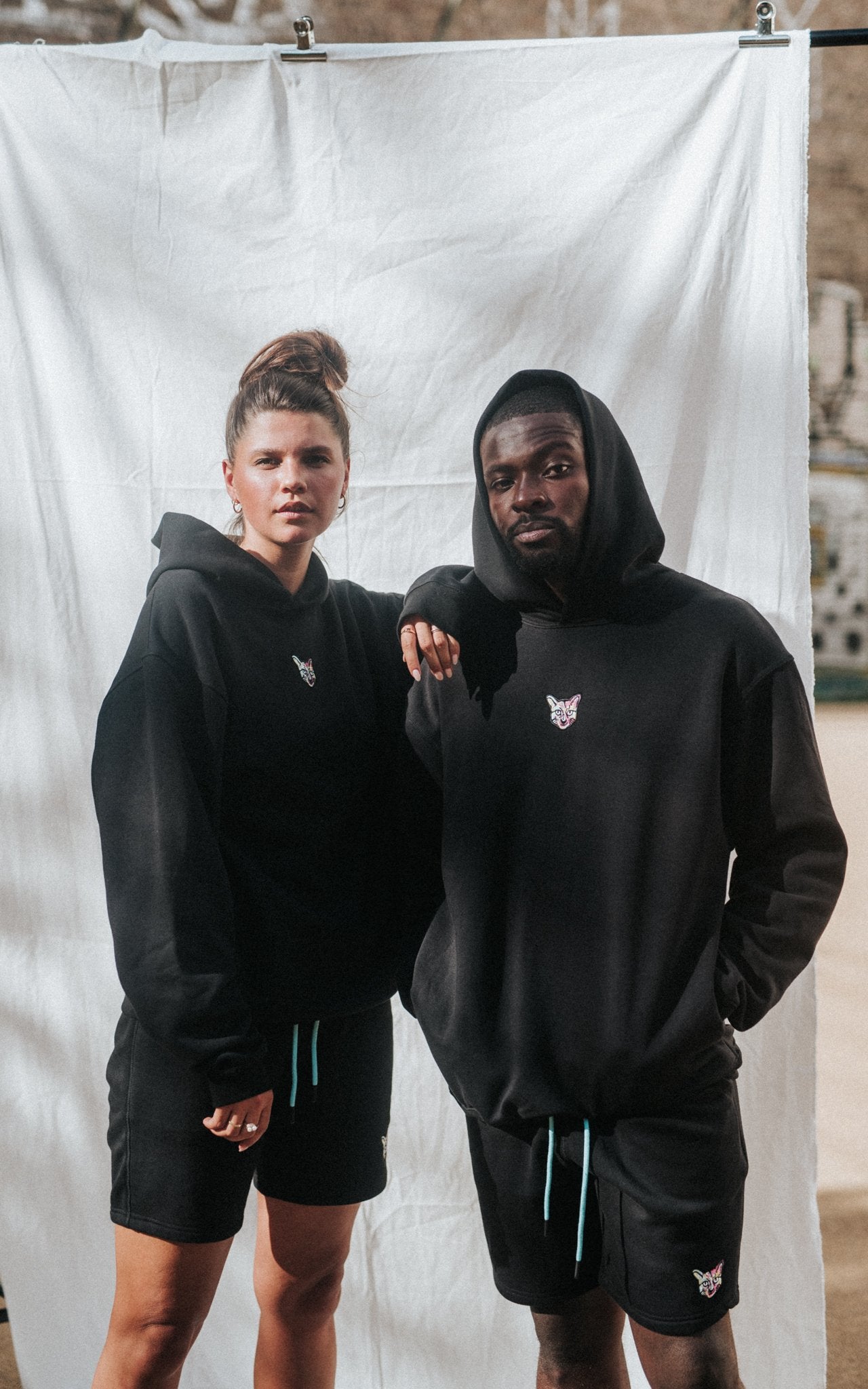 BLACK SPORTS CLUB HOODIE CAT - PARI USA , Wearepari, Paul Ripke, pari swim club, Newport Beach, pari
