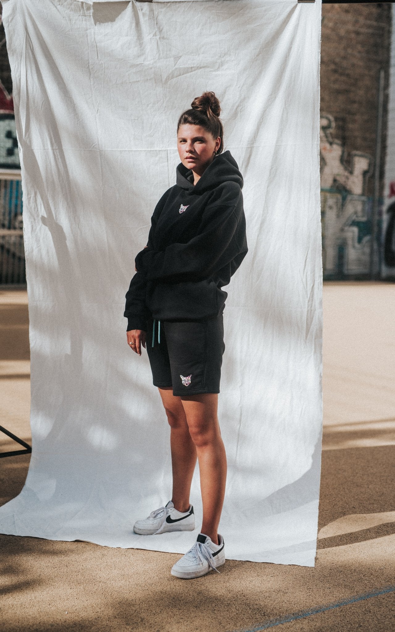 BLACK SPORTS CLUB HOODIE CAT - PARI USA , Wearepari, Paul Ripke, pari swim club, Newport Beach, pari