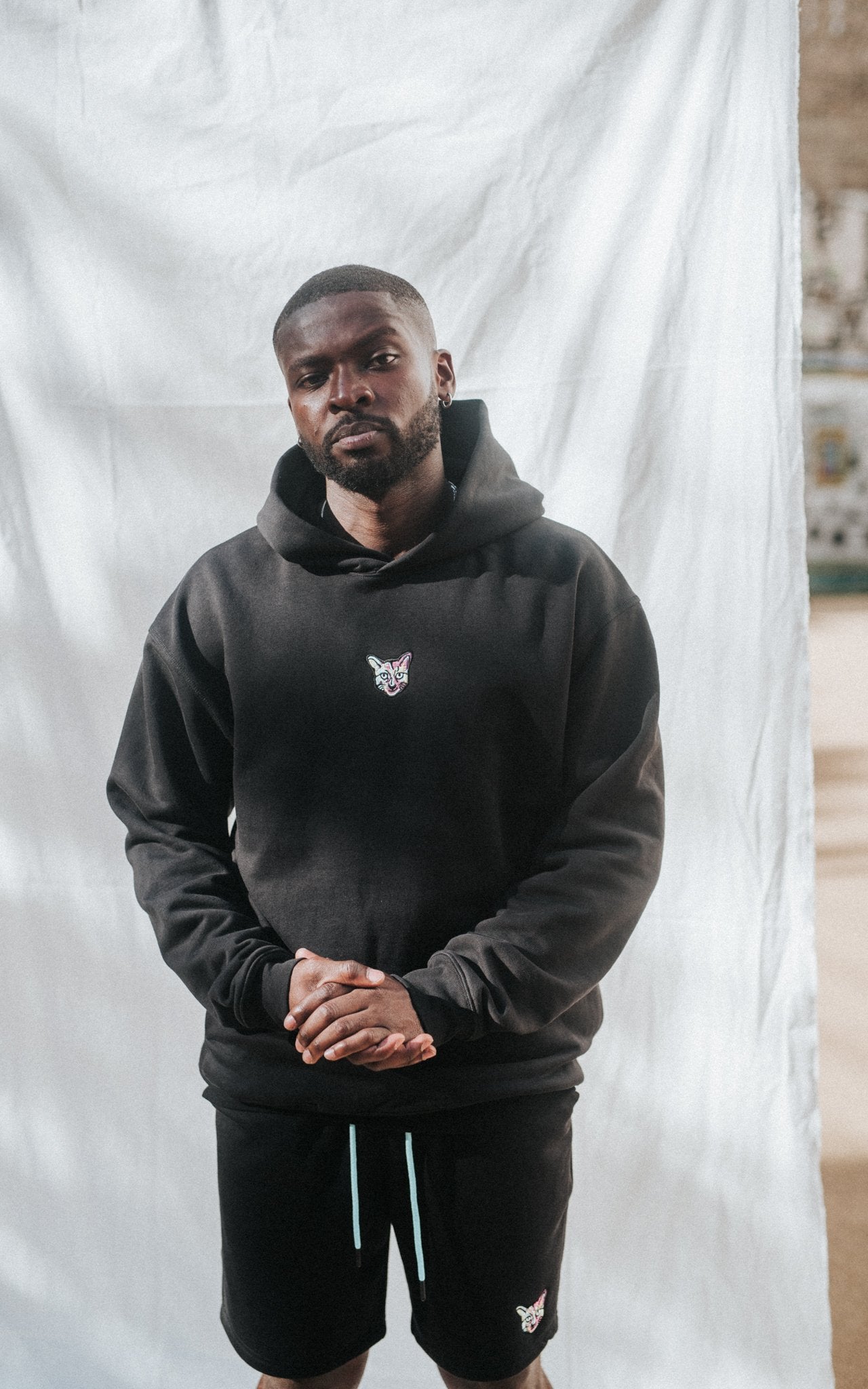 BLACK SPORTS CLUB HOODIE CAT - PARI USA , Wearepari, Paul Ripke, pari swim club, Newport Beach, pari