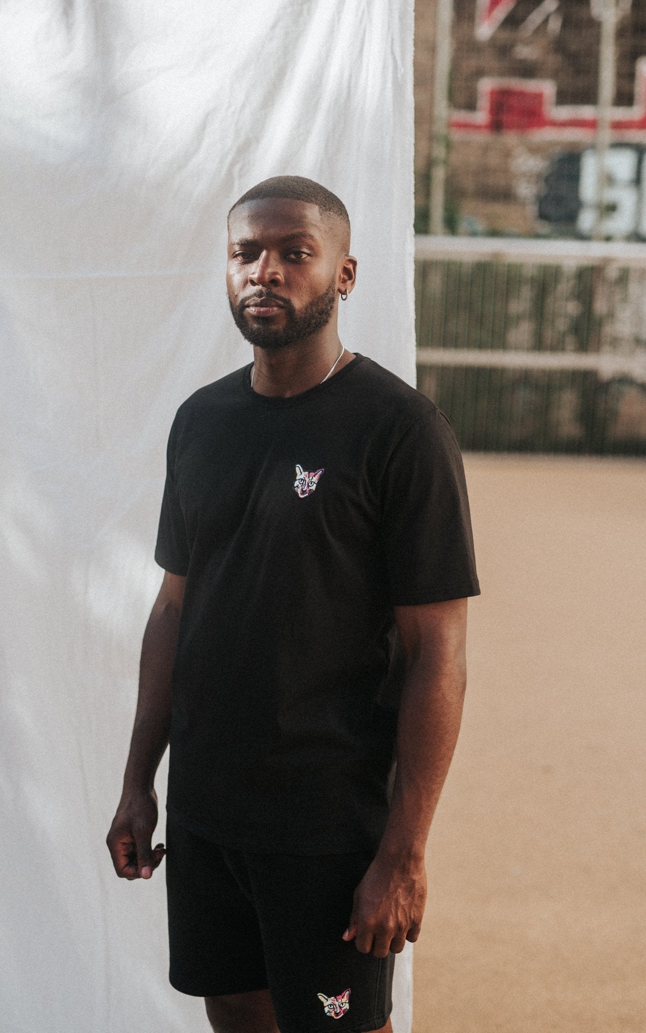 BLACK SPORTS CLUB T-SHIRT CAT - PARI USA , Wearepari, Paul Ripke, pari swim club, Newport Beach, pari