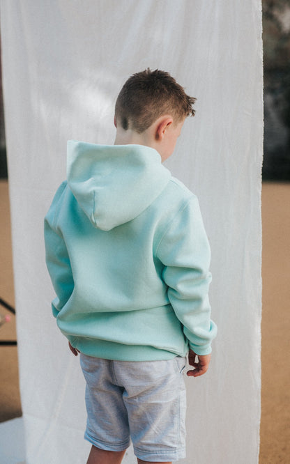 KIDS TURQUOISE SPORTS CLUB HOODIE CAT - PARI USA , Wearepari, Paul Ripke, pari swim club, Newport Beach, pari
