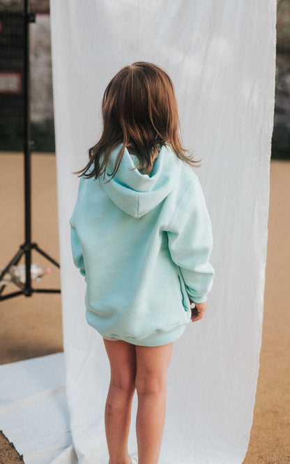 KIDS TURQUOISE SPORTS CLUB HOODIE CAT - PARI USA , Wearepari, Paul Ripke, pari swim club, Newport Beach, pari