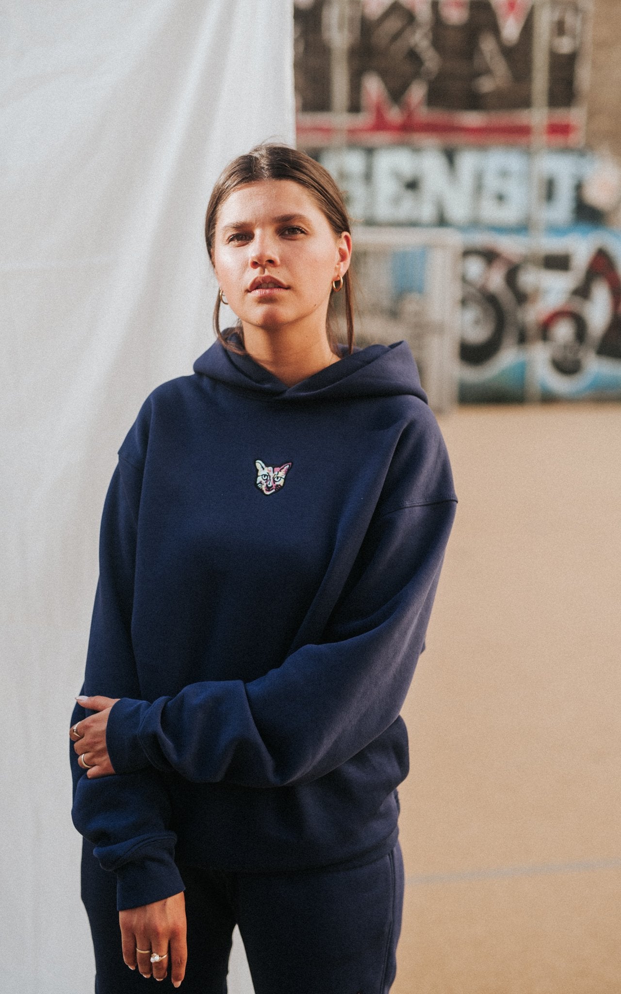 NAVY SPORTS CLUB HOODIE CAT - PARI USA , Wearepari, Paul Ripke, pari swim club, Newport Beach, pari