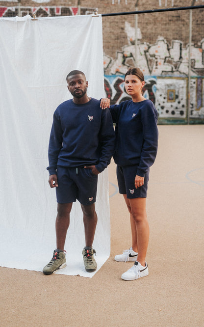 NAVY SPORTS CLUB SWEATSHIRT CAT - PARI USA , Wearepari, Paul Ripke, pari swim club, Newport Beach, pari