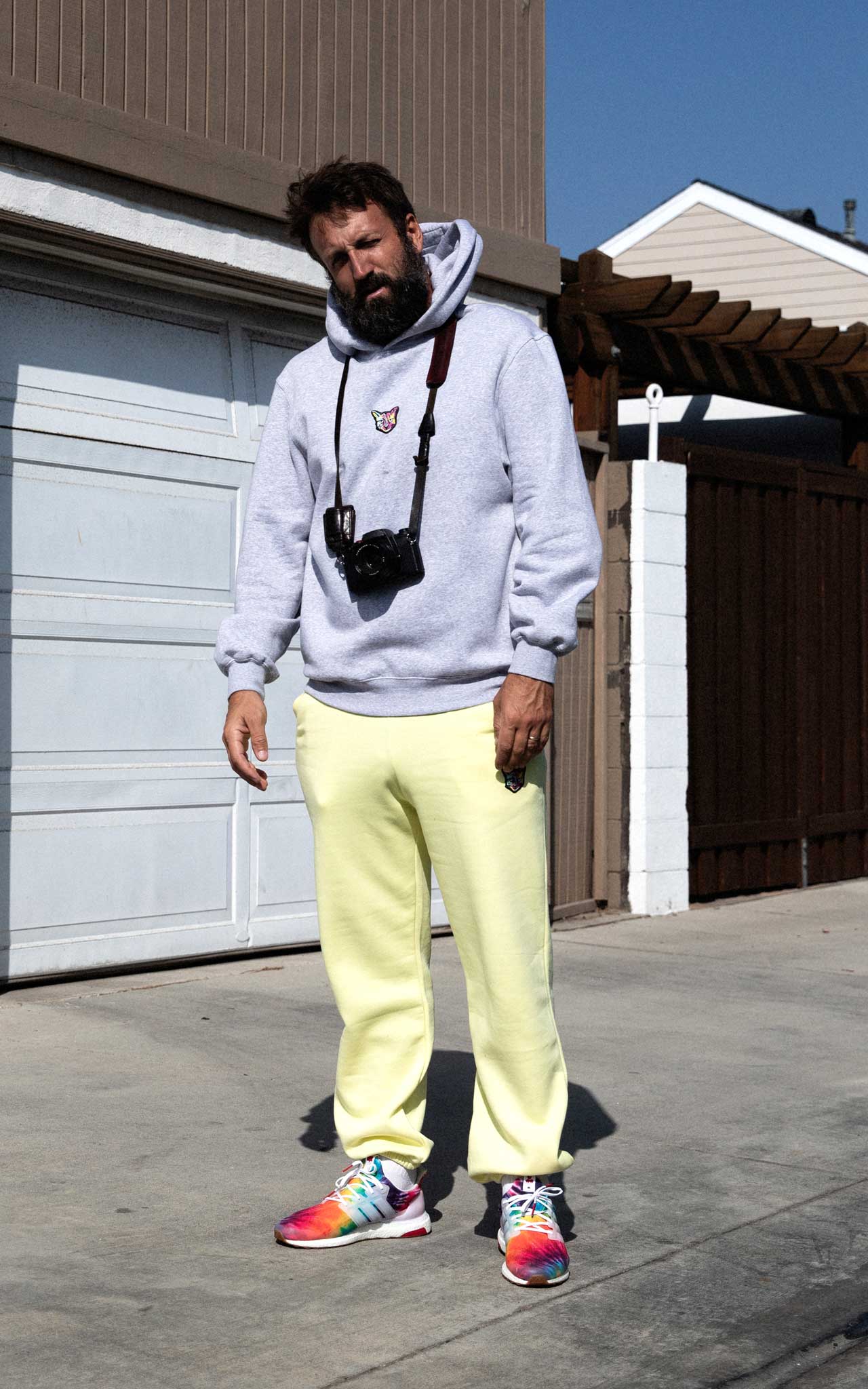 GREY HOODIE CAT - PARI USA , Wearepari, Paul Ripke, pari swim club, Newport Beach, pari