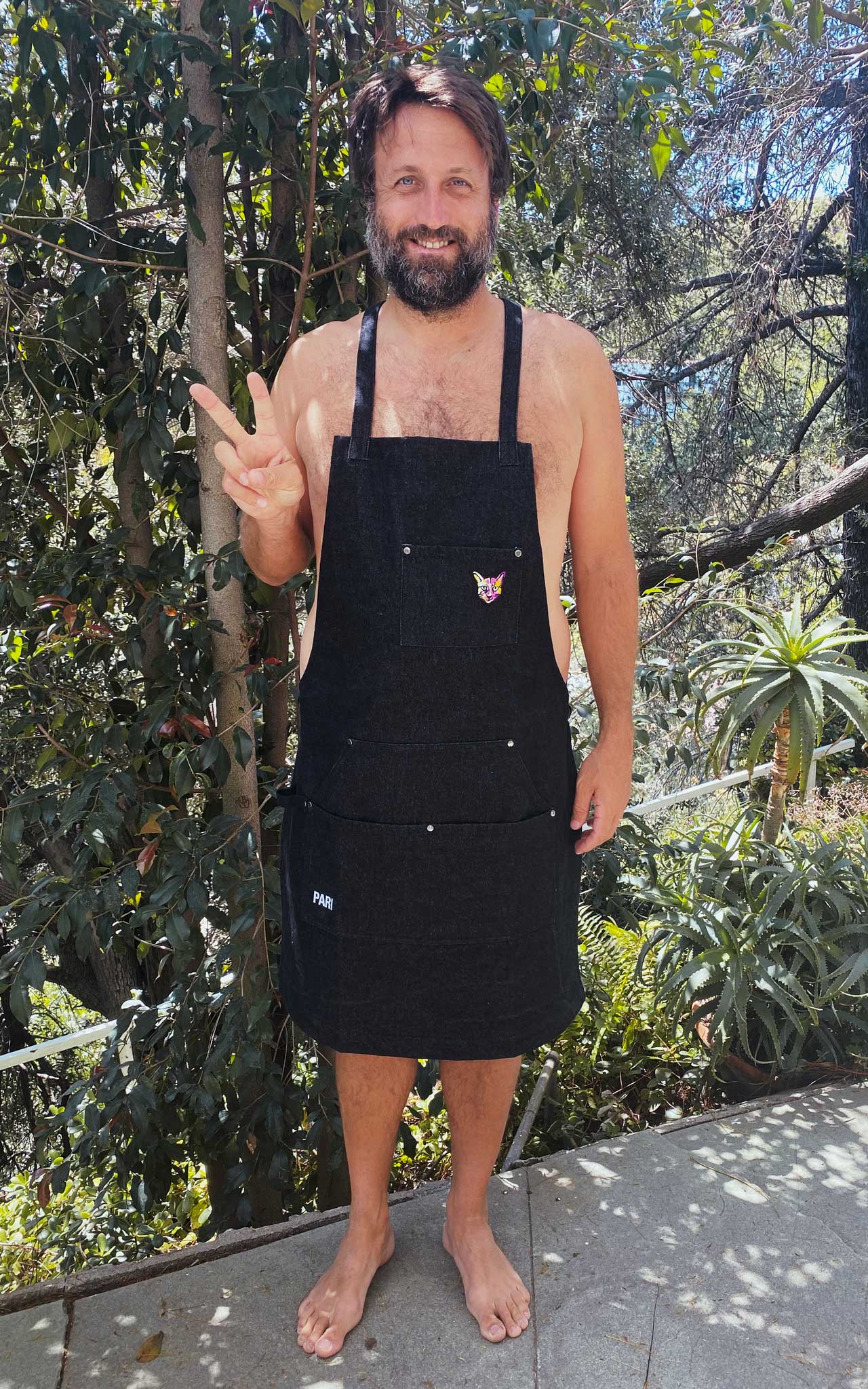 BLACK APRON CAT - PARI USA , Wearepari, Paul Ripke, pari swim club, Newport Beach, pari