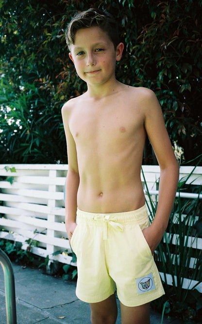 KIDS LEMONHAZE SWIM CLUB SHORTS - PARI USA , Wearepari, Paul Ripke, pari swim club, Newport Beach, pari