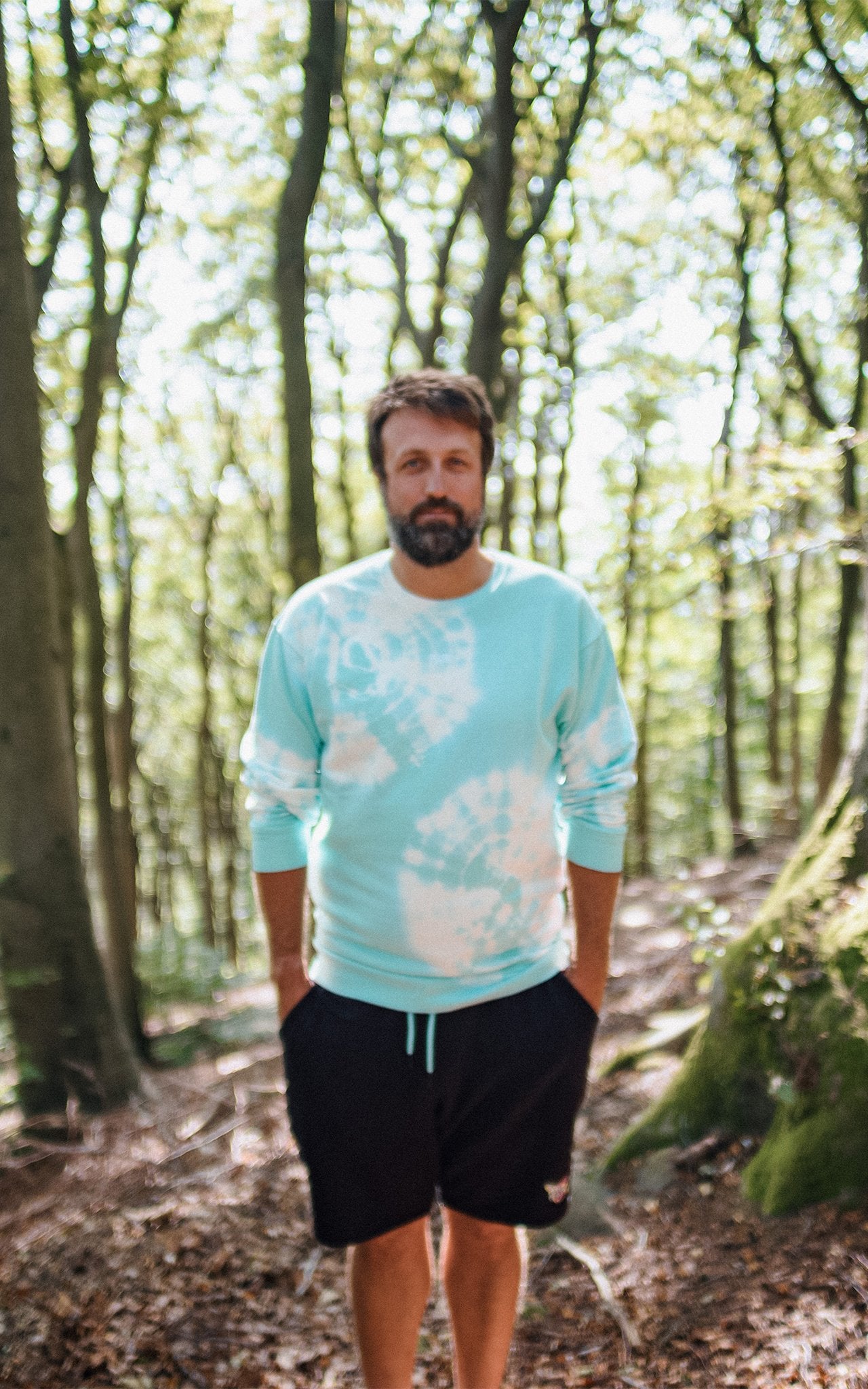 TURQUOISE HIPPIE CLUB SWEATSHIRT - PARI USA , Wearepari, Paul Ripke, pari swim club, Newport Beach, pari
