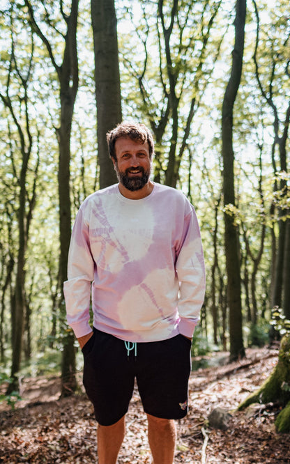 LILAC HIPPIE CLUB SWEATSHIRT - PARI USA , Wearepari, Paul Ripke, pari swim club, Newport Beach, pari