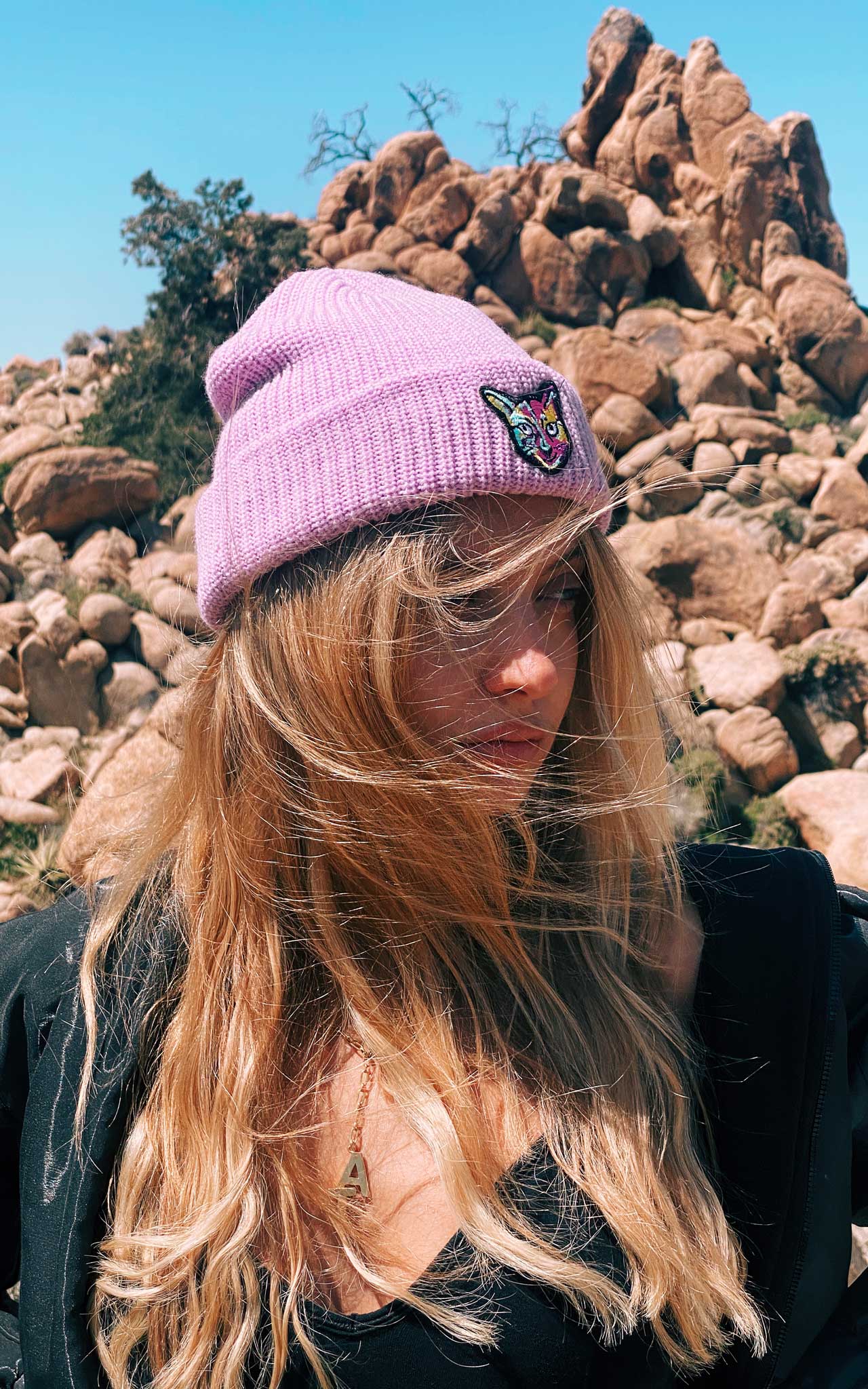 LILAC BEANIE CAT - PARI USA , Wearepari, Paul Ripke, pari swim club, Newport Beach, pari