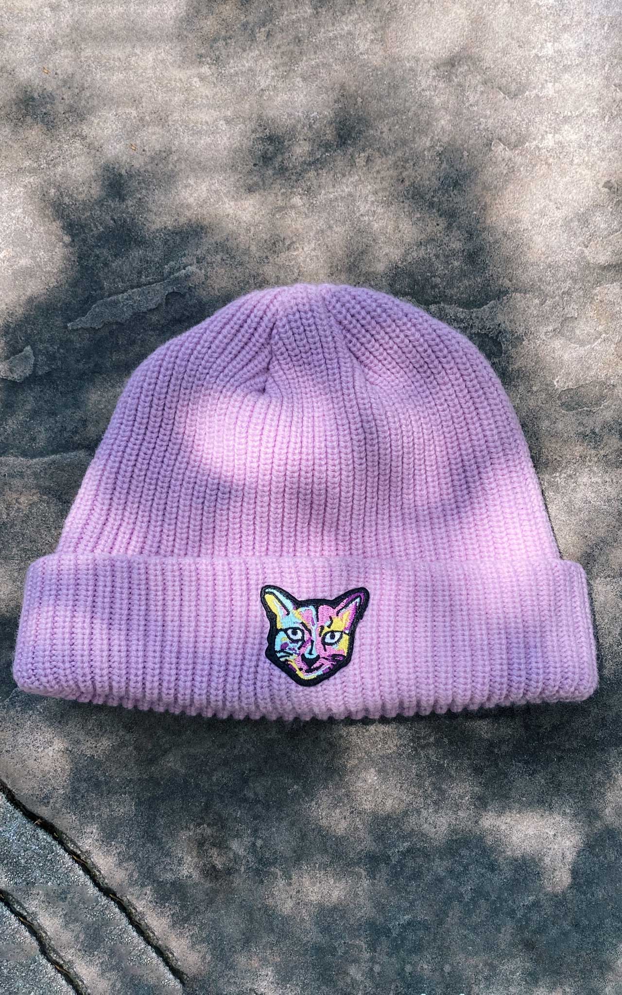 LILAC BEANIE CAT - PARI USA , Wearepari, Paul Ripke, pari swim club, Newport Beach, pari