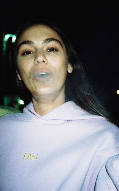 LILAC HOODIE PARI - PARI USA , Wearepari, Paul Ripke, pari swim club, Newport Beach, pari