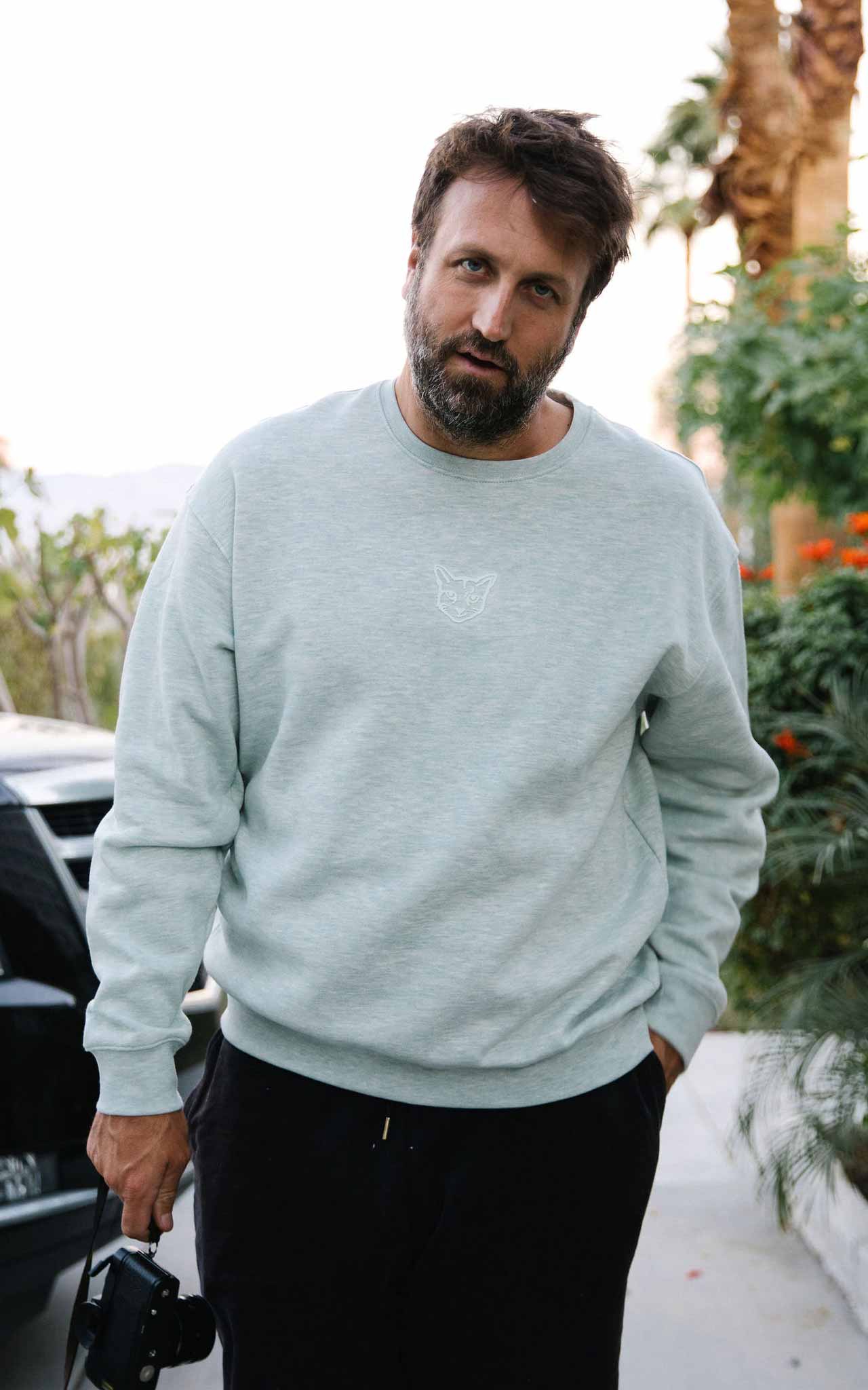 MINT PASTEL CLUB CREWNECK - PARI USA , Wearepari, Paul Ripke, pari swim club, Newport Beach, pari