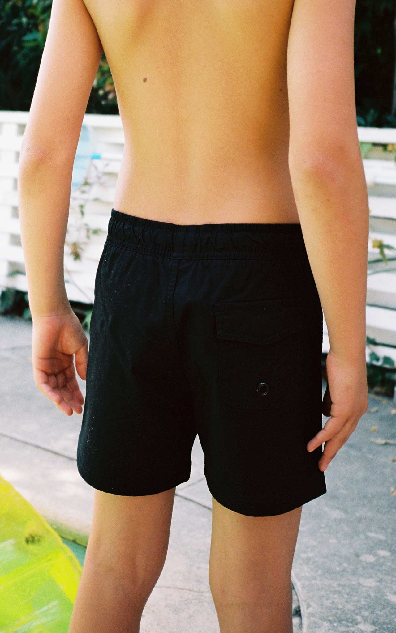 KIDS BLACK SWIM CLUB SHORTS - PARI USA , Wearepari, Paul Ripke, pari swim club, Newport Beach, pari