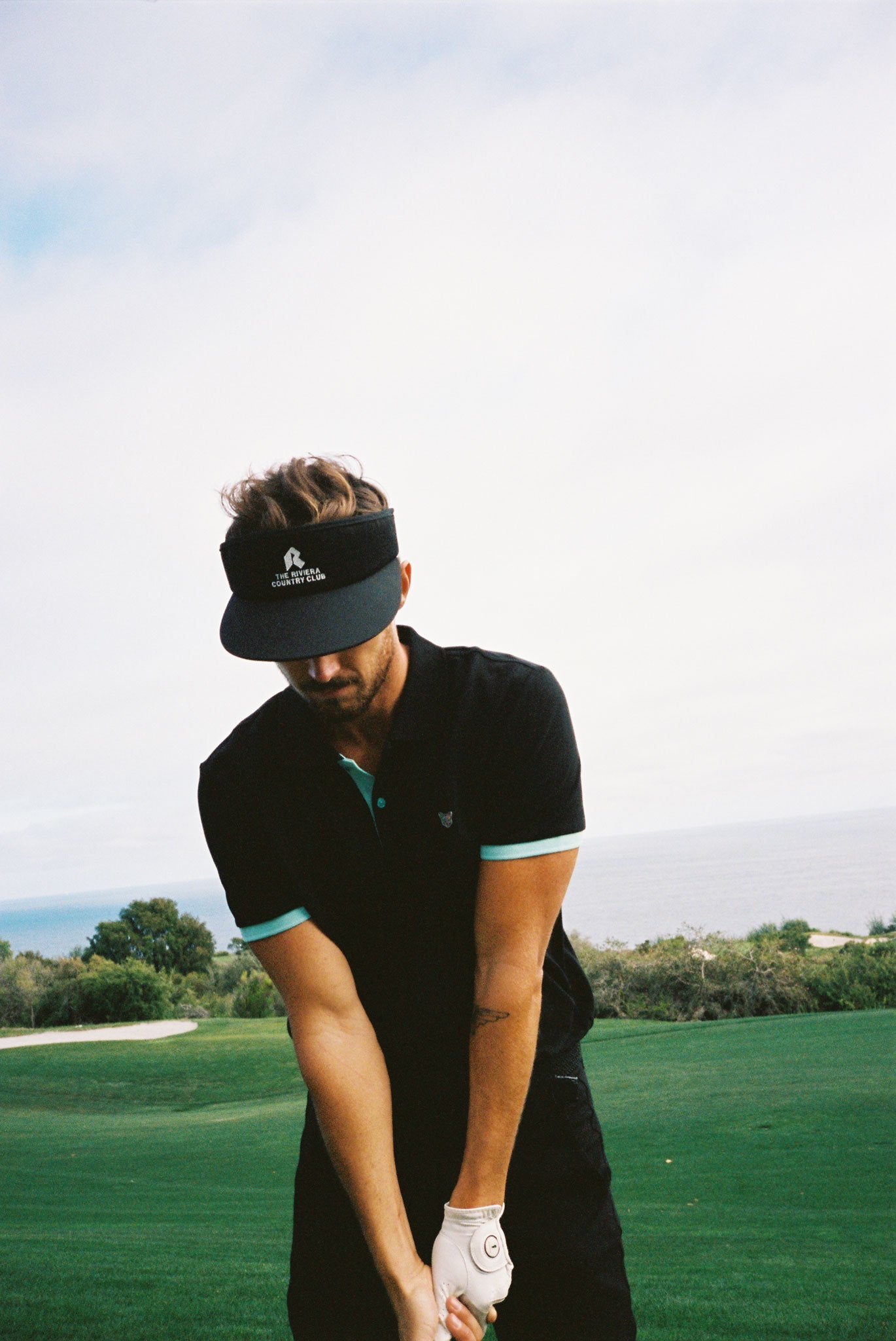 BLACK GOLF CLUB POLO SHIRT - PARI USA , Wearepari, Paul Ripke, pari swim club, Newport Beach, pari