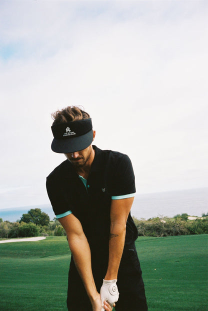 BLACK GOLF CLUB POLO SHIRT - PARI USA , Wearepari, Paul Ripke, pari swim club, Newport Beach, pari