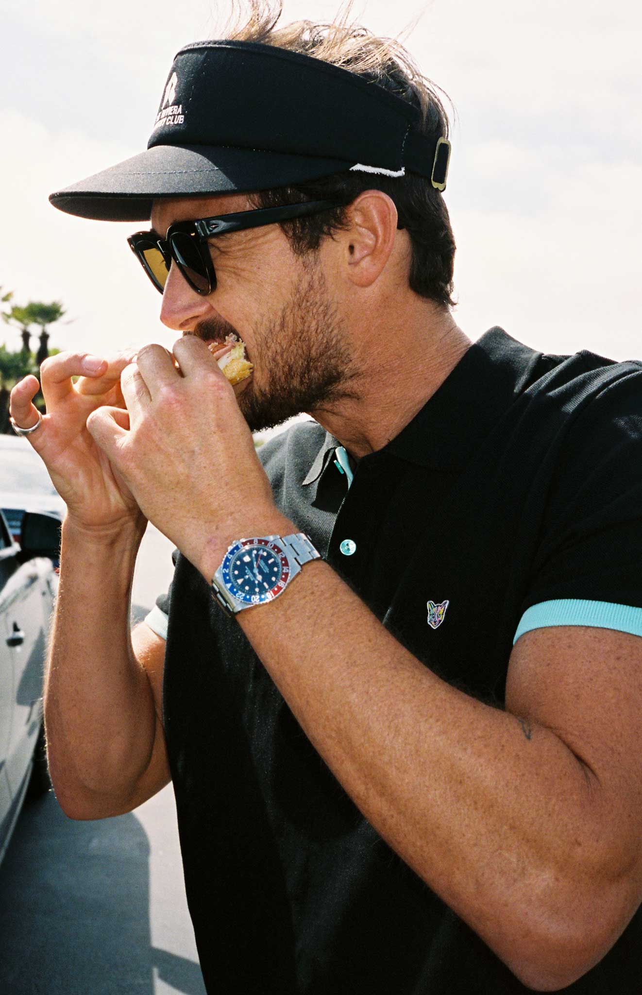 BLACK GOLF CLUB POLO SHIRT - PARI USA , Wearepari, Paul Ripke, pari swim club, Newport Beach, pari