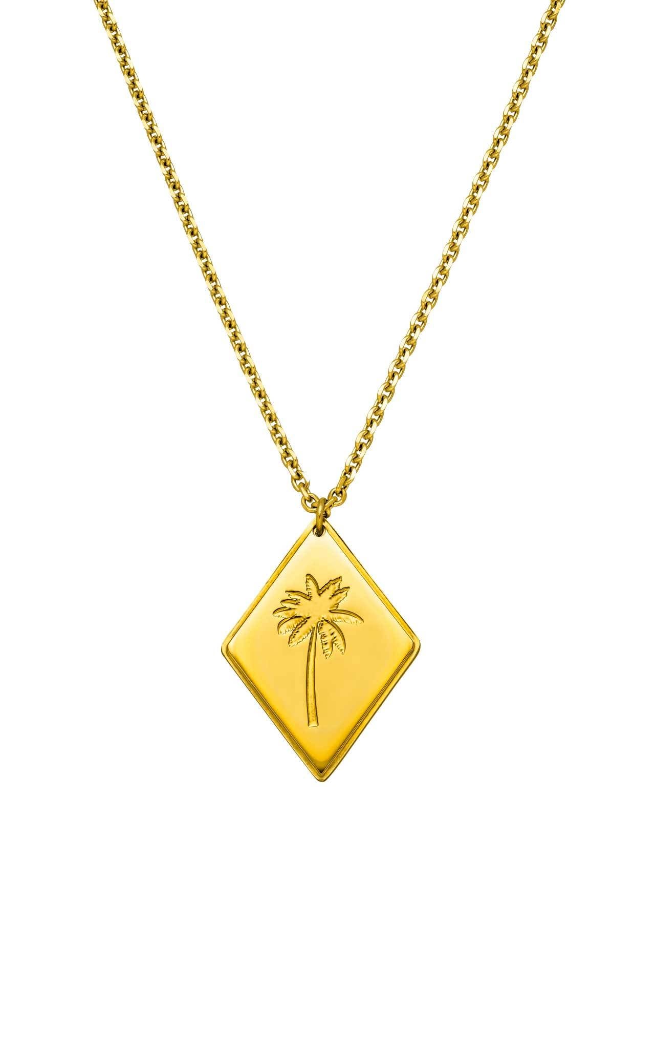 GOLD PURELEI X PARI NECKLACE PALM TREE - PARI USA