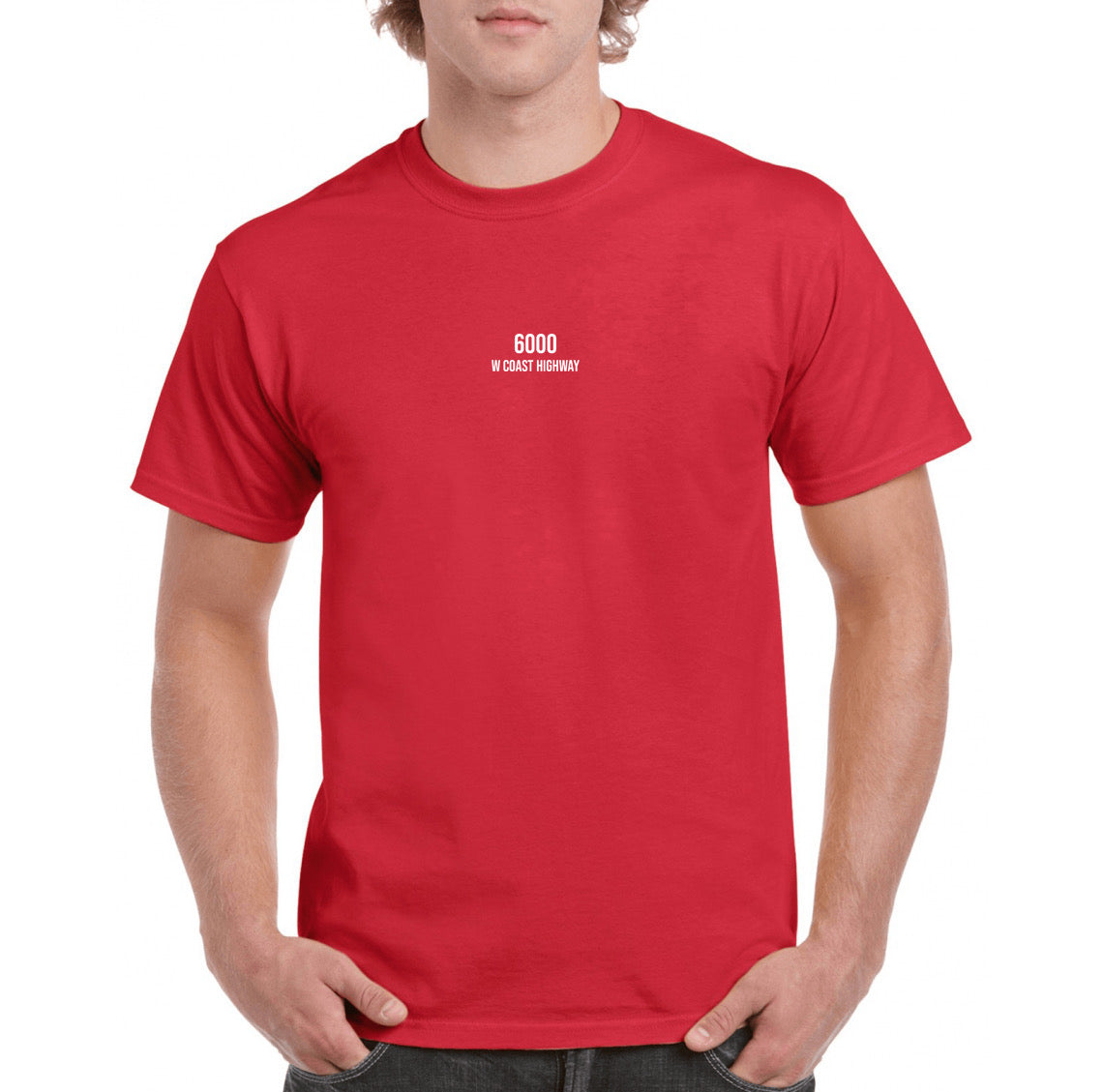 T-Shirt // PCH Red - PARI USA , Wearepari, Paul Ripke, pari swim club, Newport Beach, pari