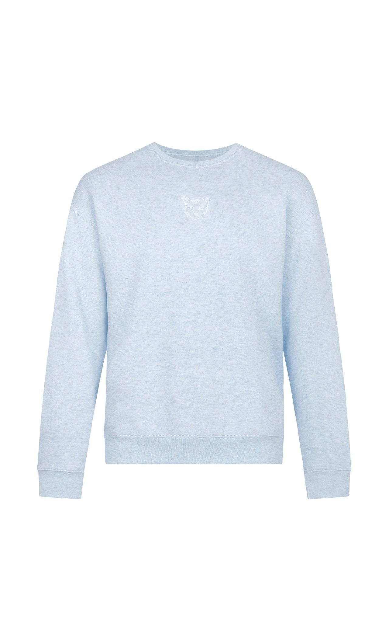 LIGHT BLUE PASTEL CLUB CREWNECK - PARI USA , Wearepari, Paul Ripke, pari swim club, Newport Beach, pari