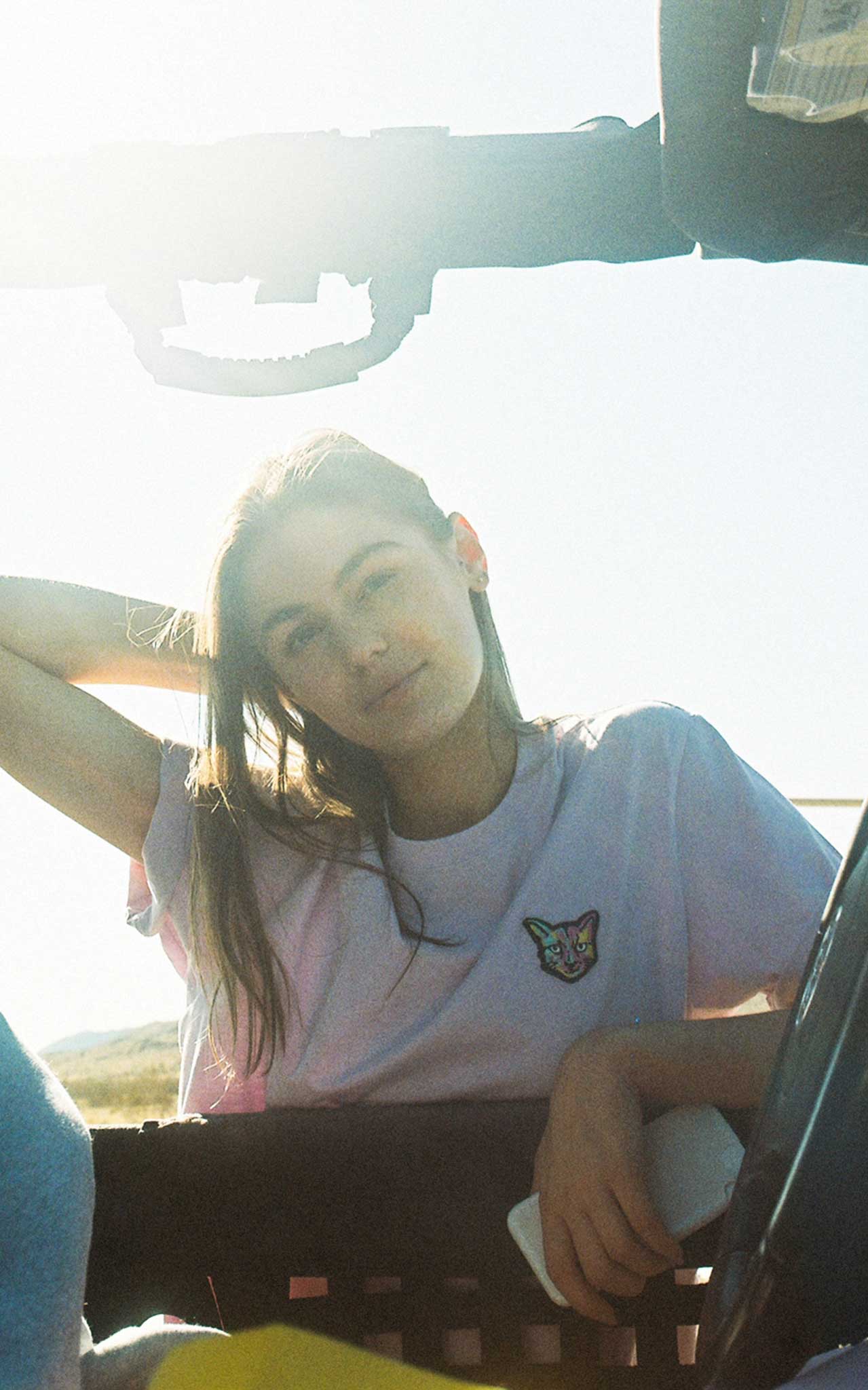 LILAC T-SHIRT CAT - PARI USA , Wearepari, Paul Ripke, pari swim club, Newport Beach, pari