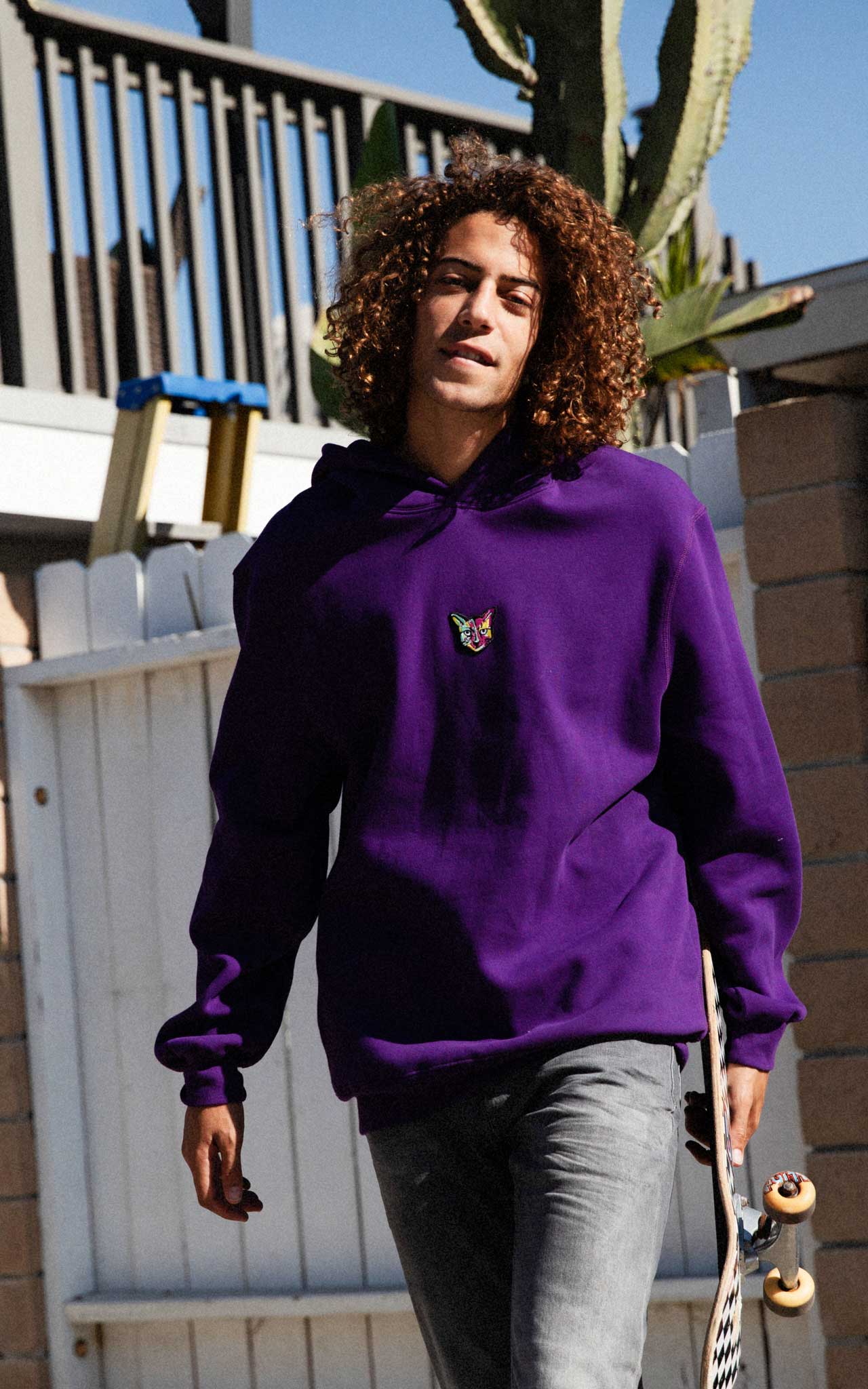 PLUM HOODIE CAT - PARI USA , Wearepari, Paul Ripke, pari swim club, Newport Beach, pari