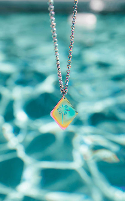 RAINBOW PURELEI X PARI NECKLACE PALM TREE - PARI USA