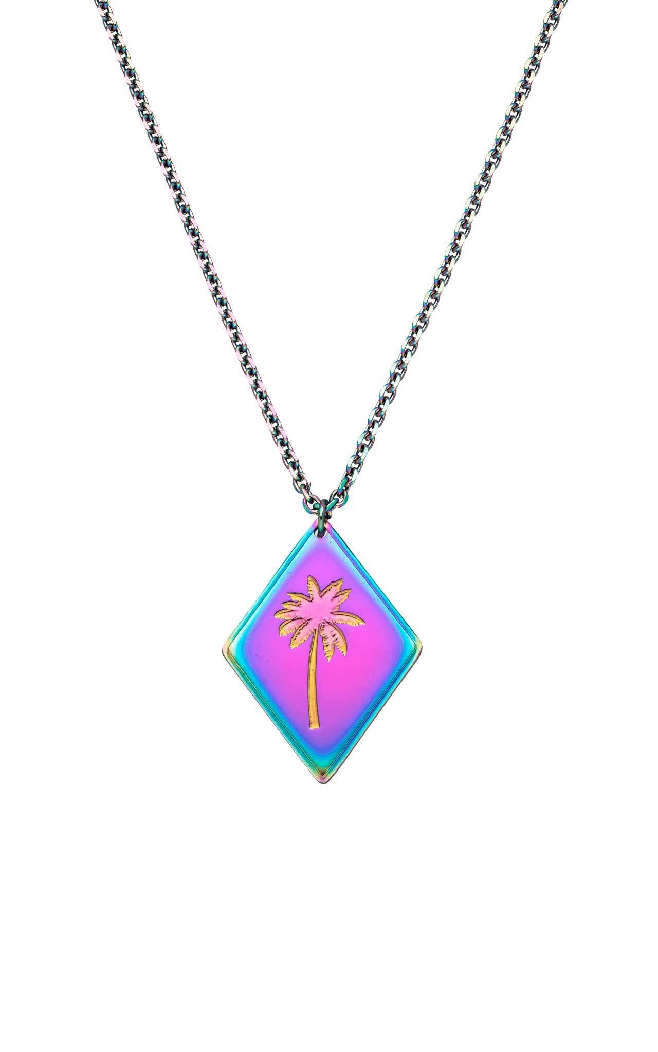 RAINBOW PURELEI X PARI NECKLACE PALM TREE - PARI USA