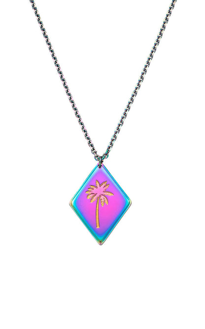 RAINBOW PURELEI X PARI NECKLACE PALM TREE - PARI USA
