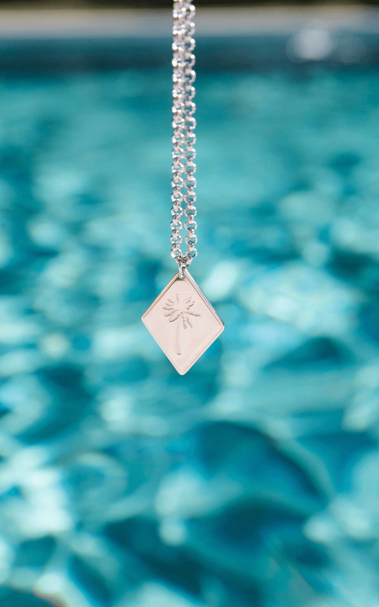 SILVER PURELEI X PARI NECKLACE PALM TREE - PARI USA